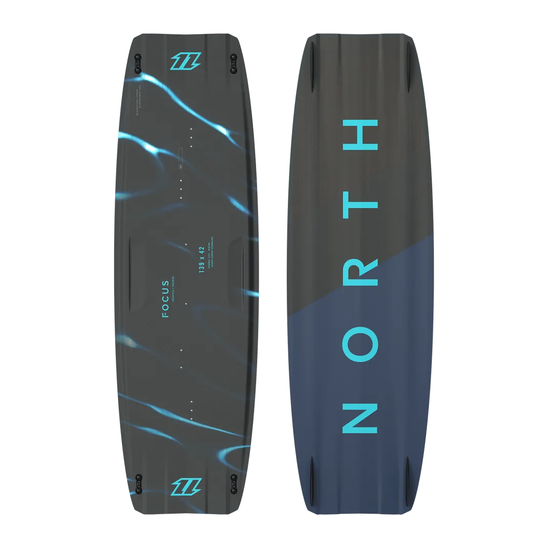 2022 North Focus Hybrid Kiteboard-Black