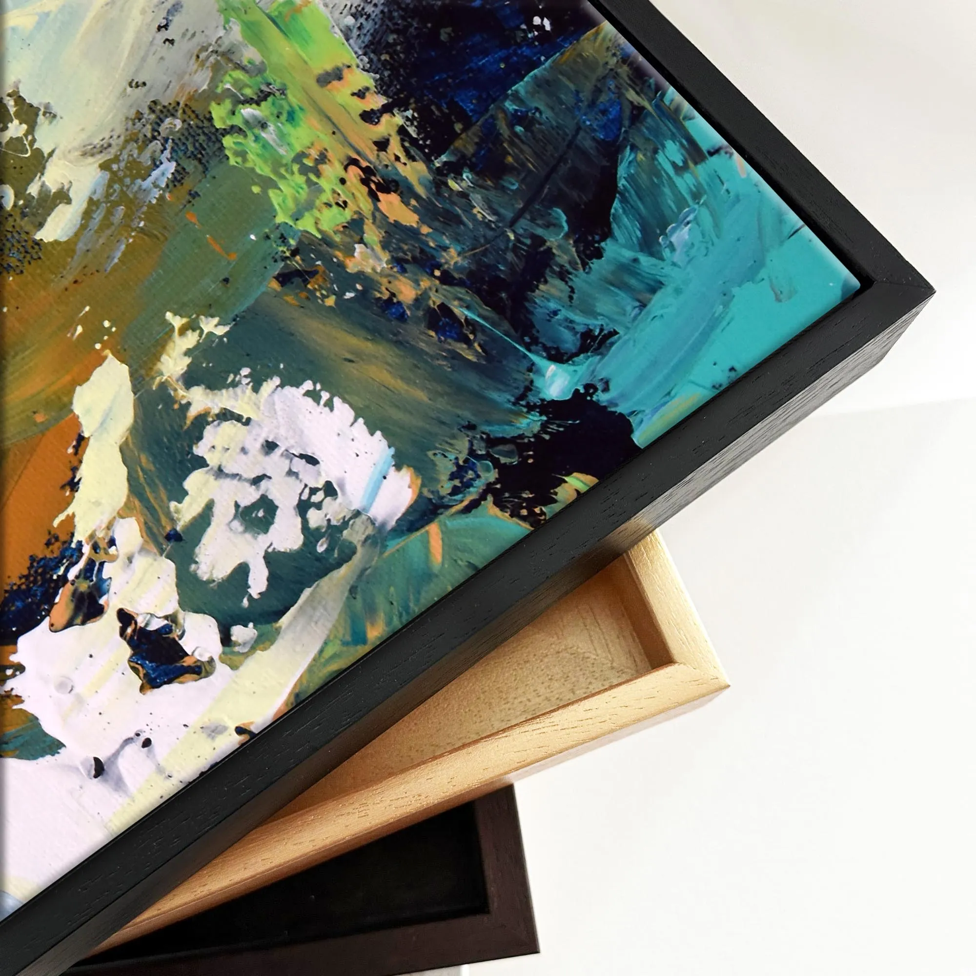 Abstract 284 Framed Canvas