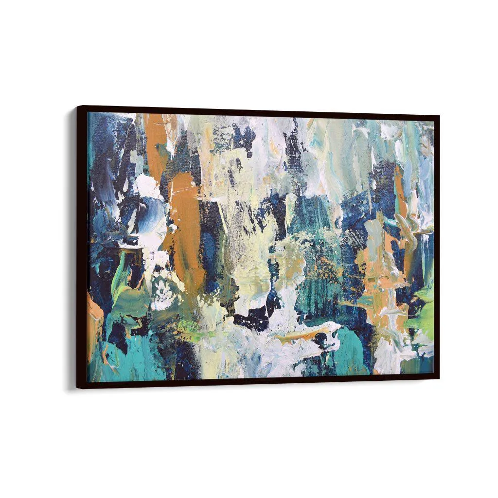 Abstract 284 Framed Canvas