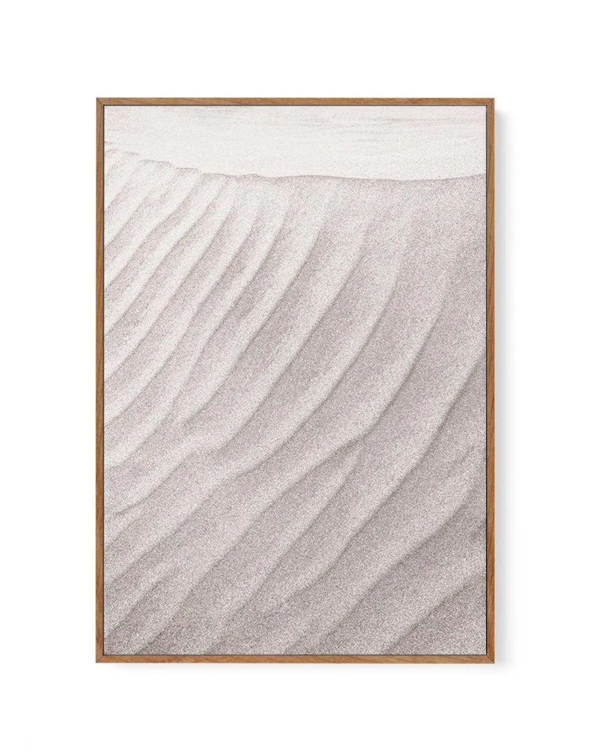 Abstract Sand | Framed Canvas Art Print