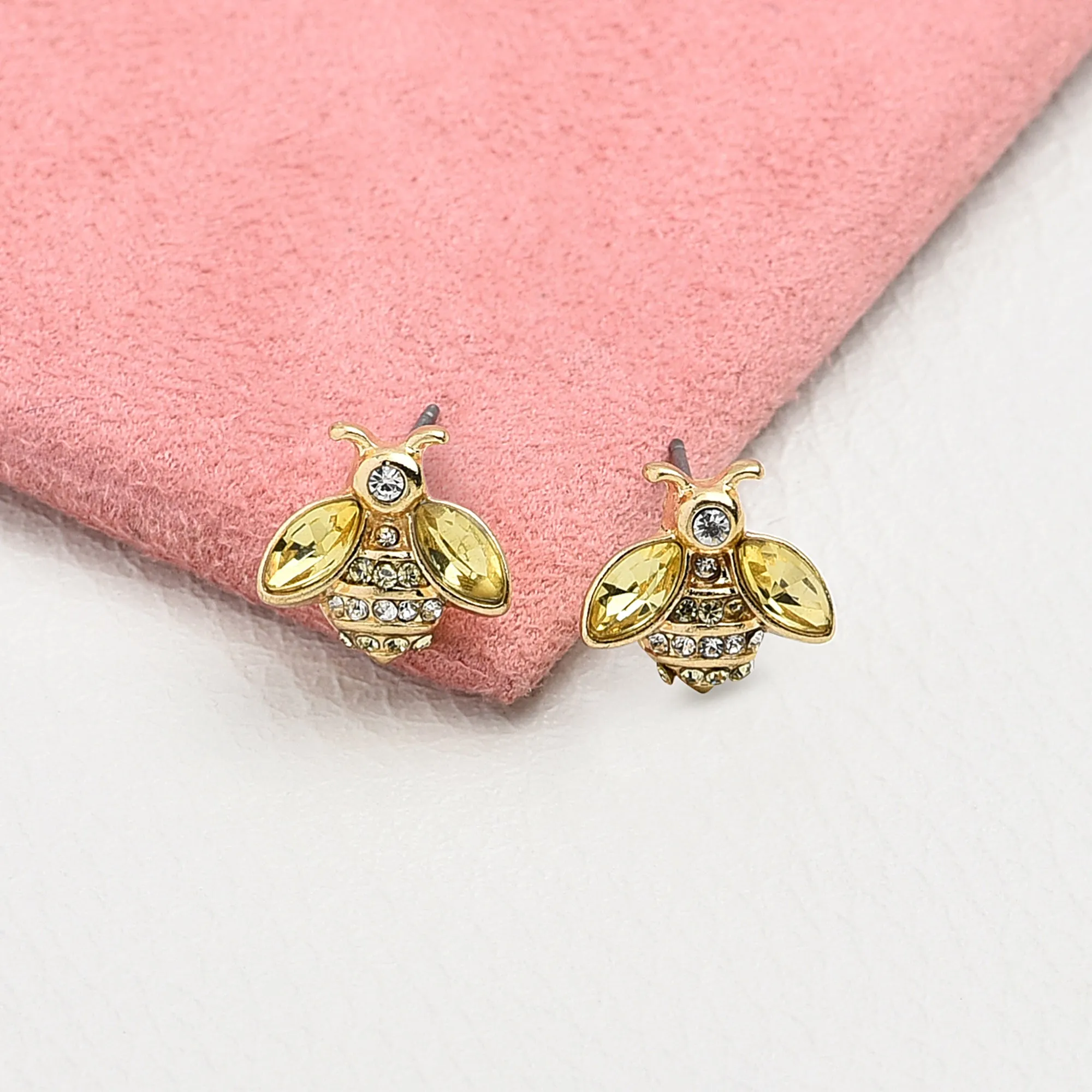 Accessorize London Crystal Bee Statement Stud