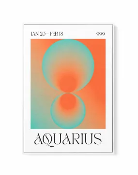 Aquarius by Valeria Castillo | Framed Canvas Art Print