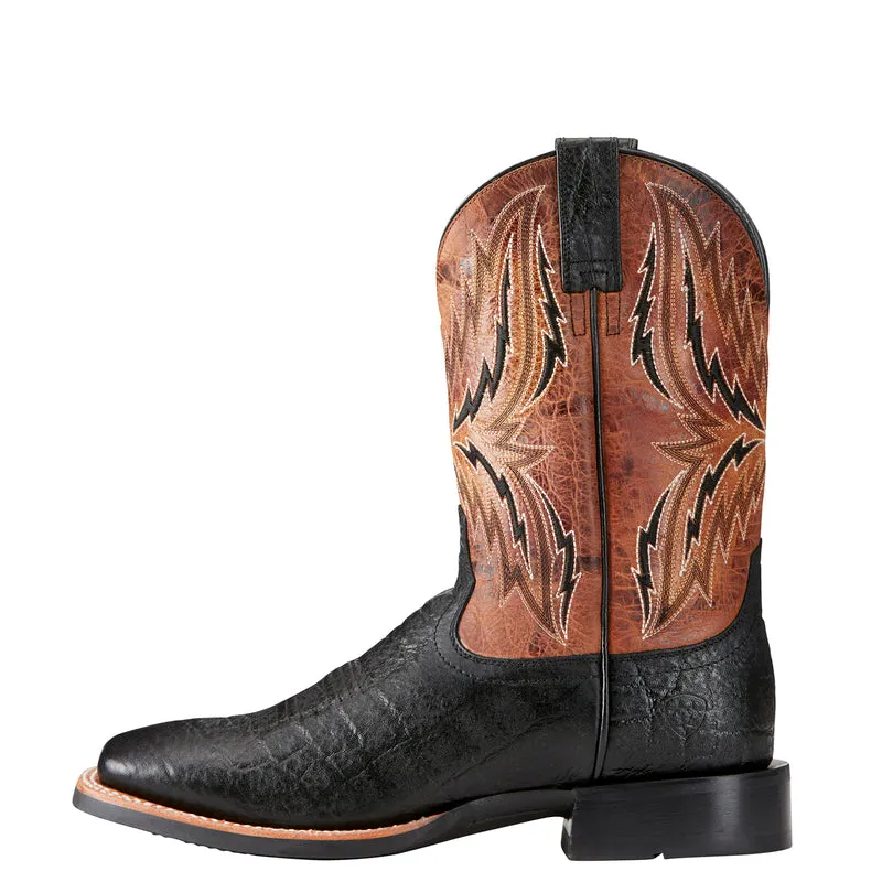 'Ariat' Men's 11" Arena Rebound Square Toe - Black / Tan