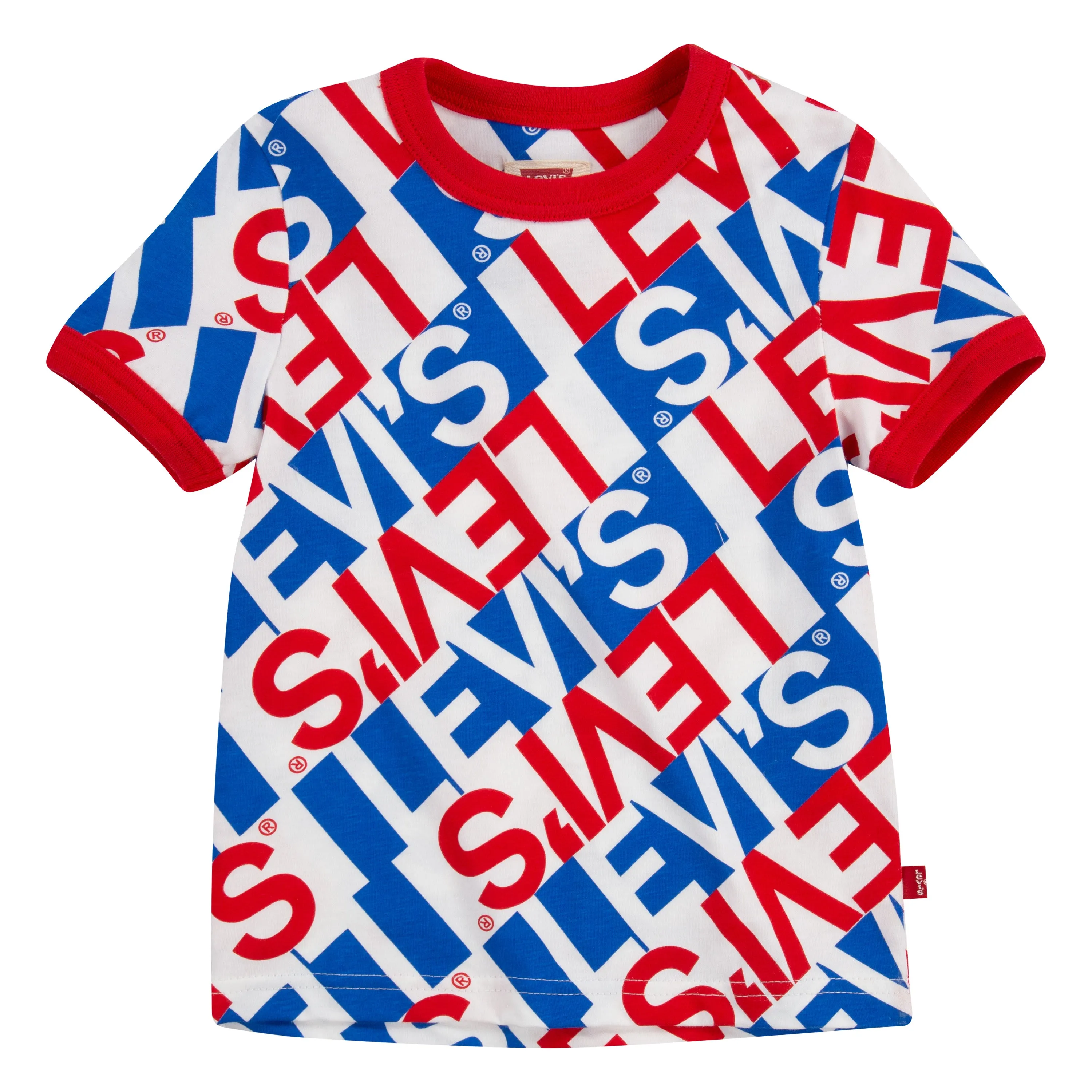 Boys Short Sleeve Graphic Ringer T-Shirt