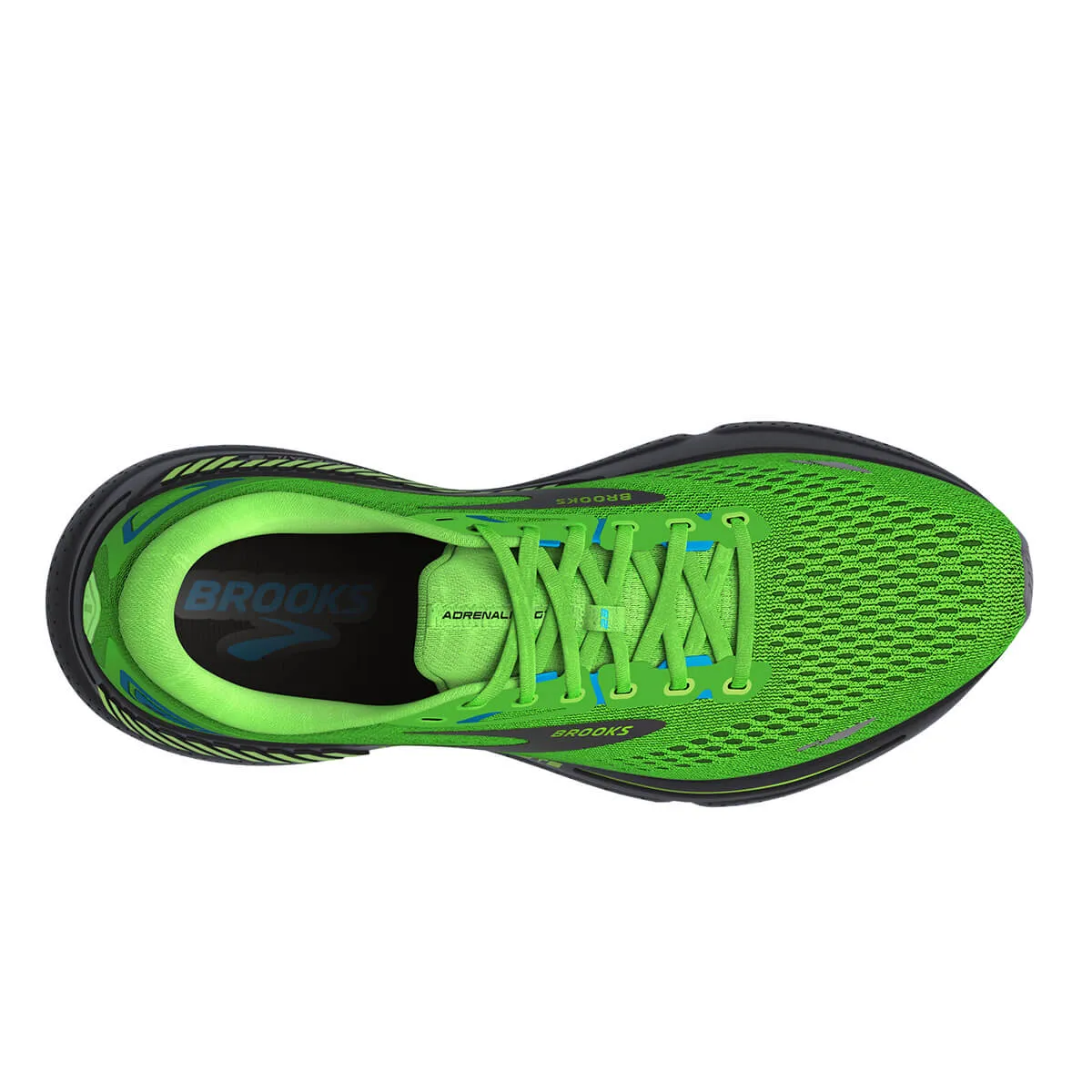 Brooks Adrenaline GTS 23 Mens | Green Gecko/grey/atomic Blue