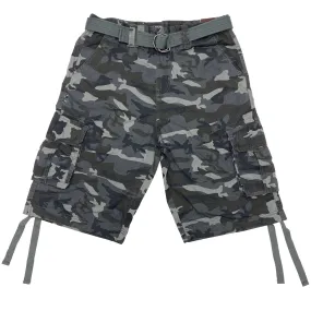 Camoflauge Military Cargo Shorts with Pockets