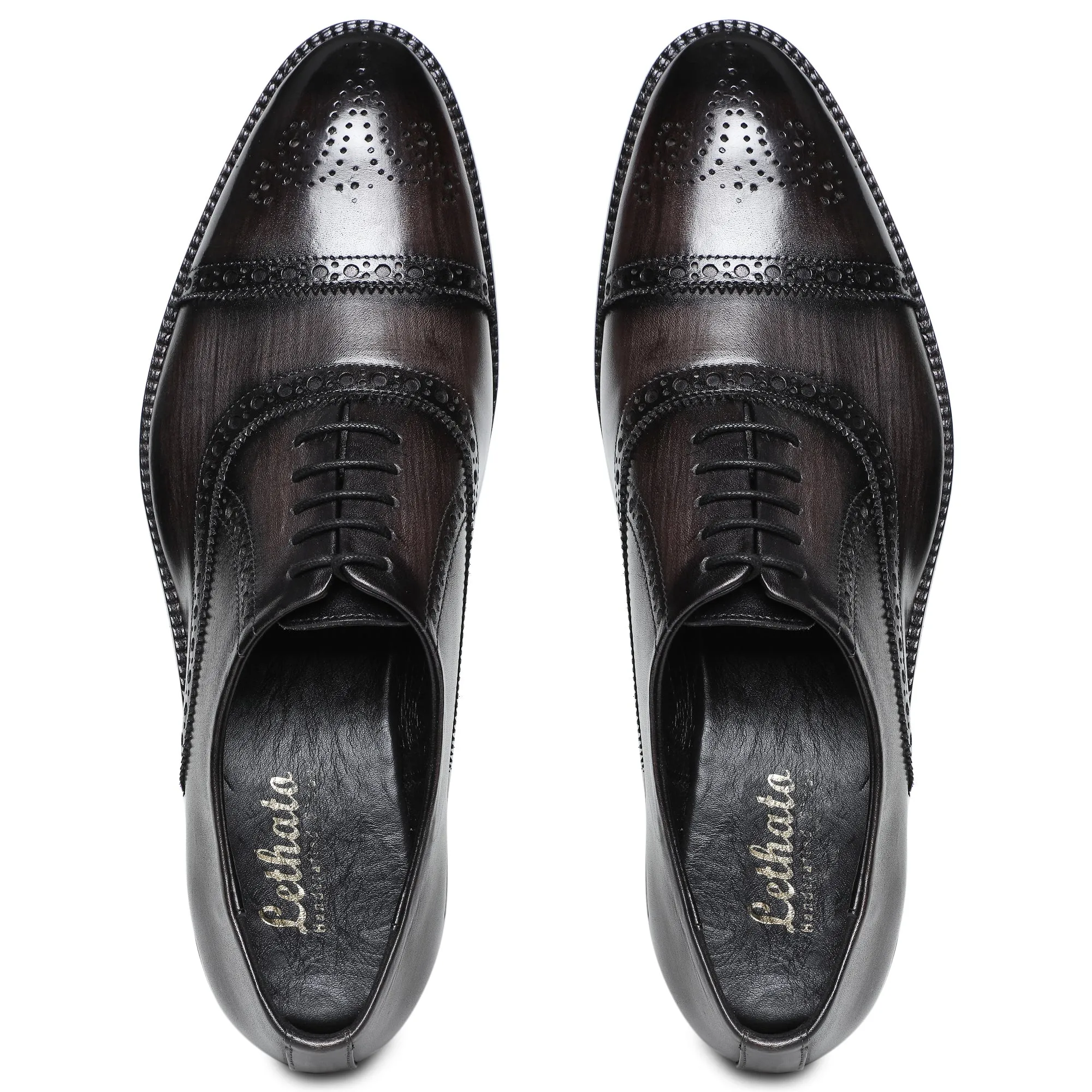 Classic Captoe Oxford - Coffee