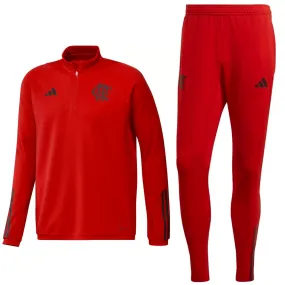 CR Flamengo red training technical Soccer tracksuit 2023/24 - Adidas