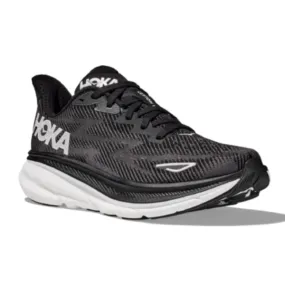 HOKA Women's Clifton 9 Black/White