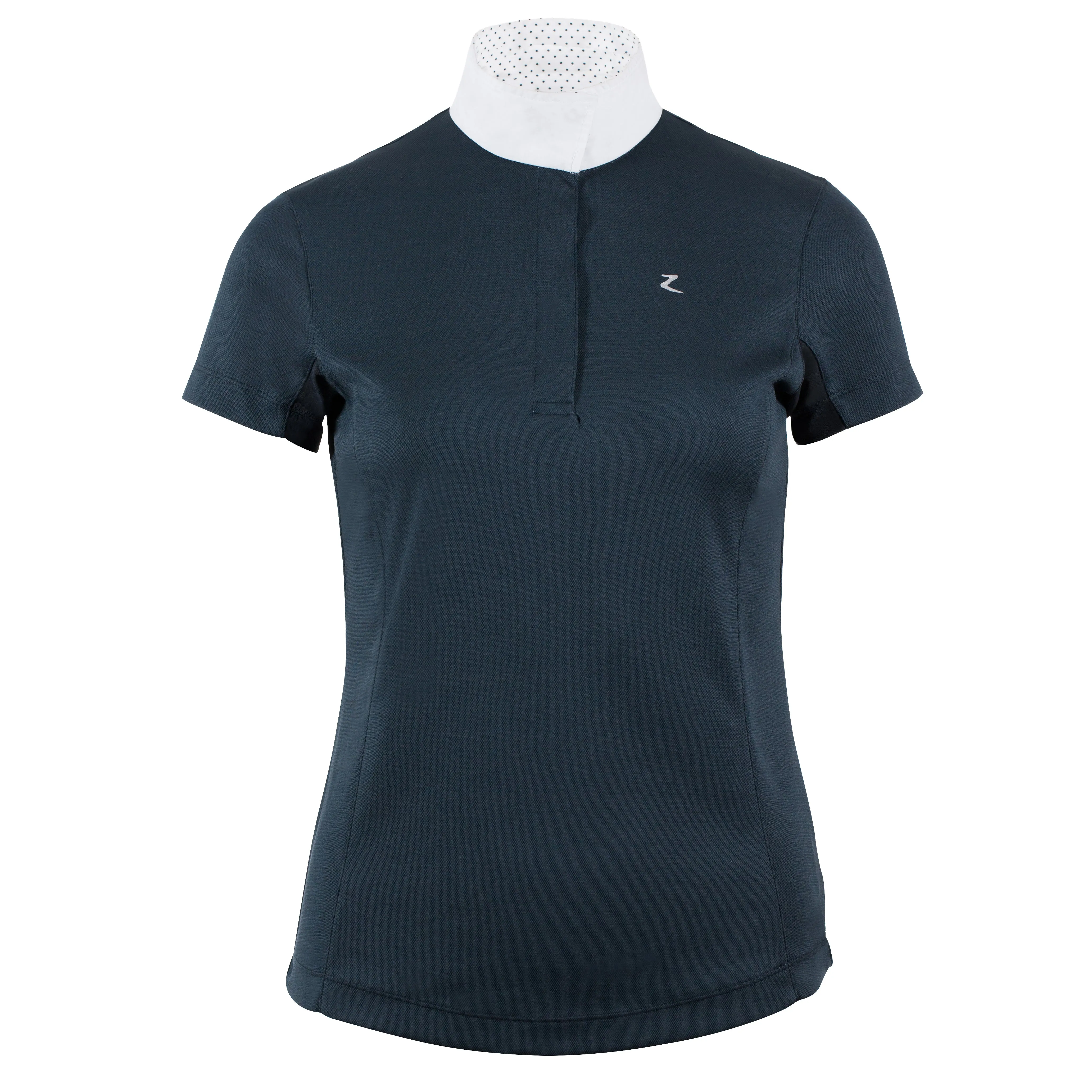 Horze Blaire Short Sleeve Competition Shirt (Navy)