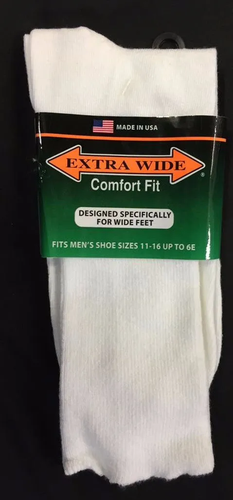 Men's Extra Wide Dress Sock