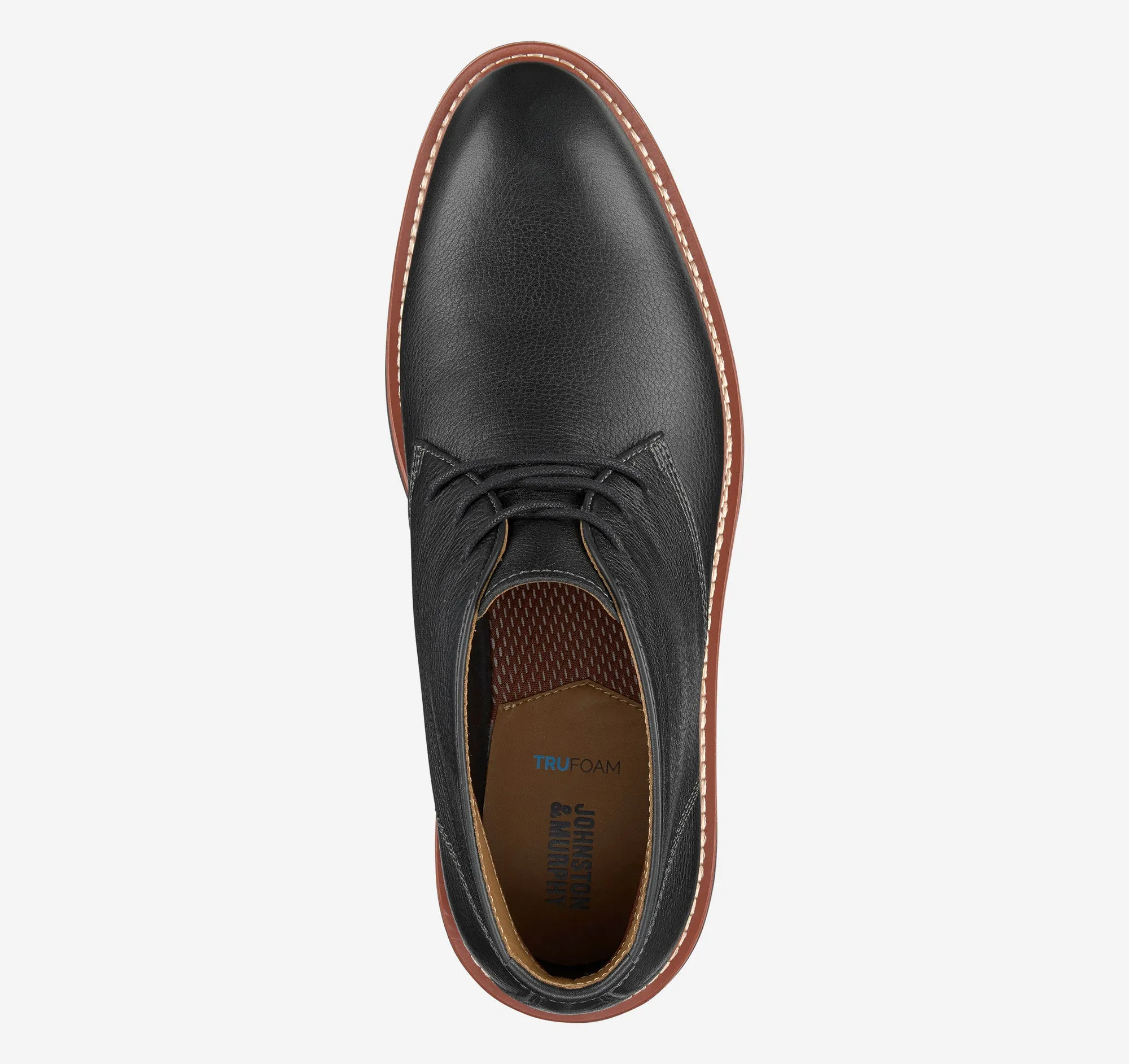 Men's Johnston & Murphy | Upton Chukka | Black Full Grain