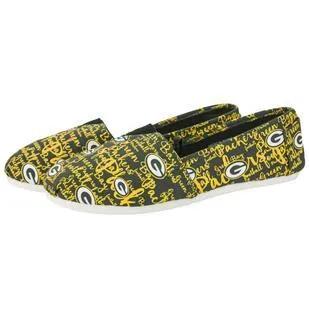 NFL Womens Script Print Canvas Shoes - Pick Your Team!