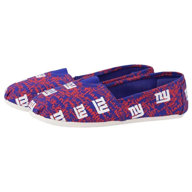 NFL Womens Script Print Canvas Shoes - Pick Your Team!