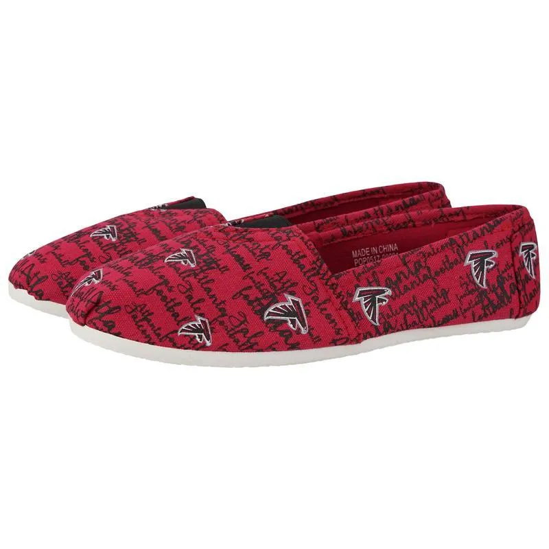 NFL Womens Script Print Canvas Shoes - Pick Your Team!