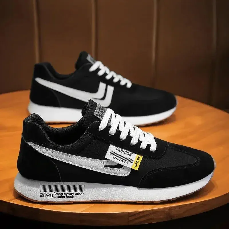 OB Light Lace-up Outdoor Leather Sneakers