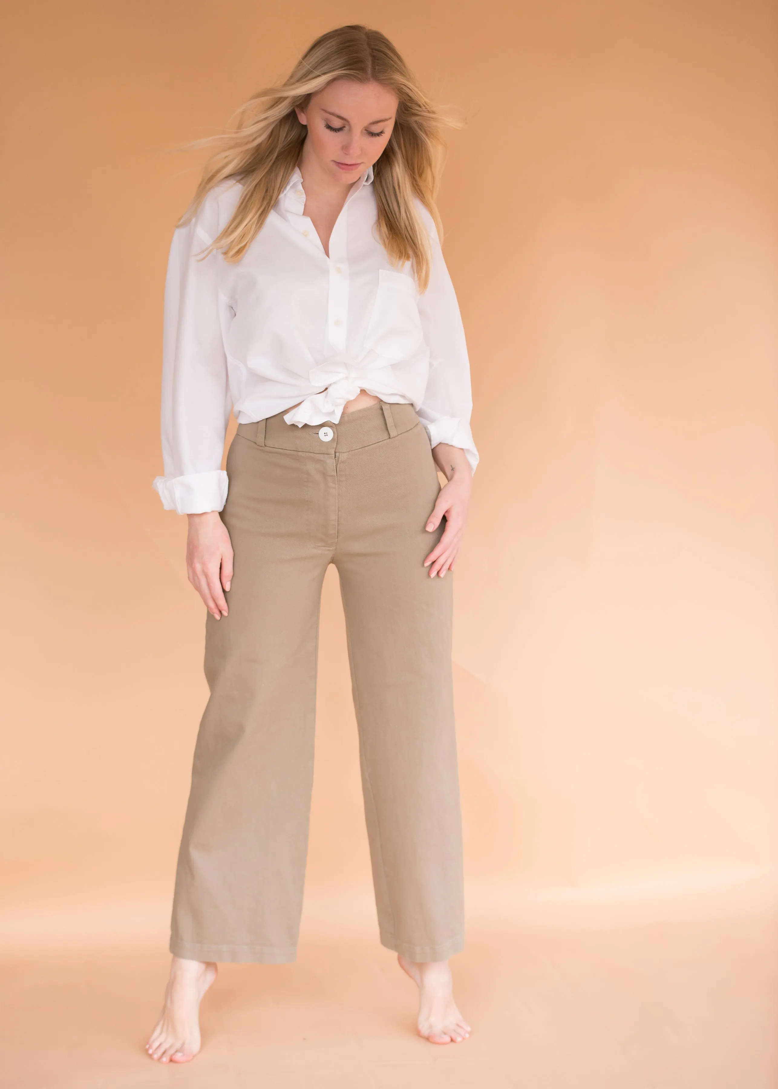 Painter Paint- Sage - Women’s Wide Leg Pants