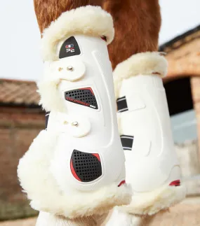 PEI Kevlar Techno-Wool Tendon Boots (White)