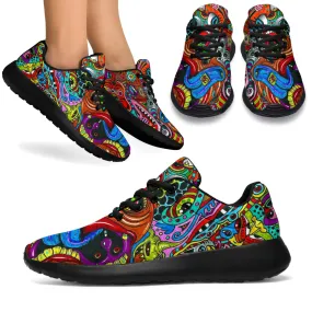 Psychedelic Art Sport Sneakers