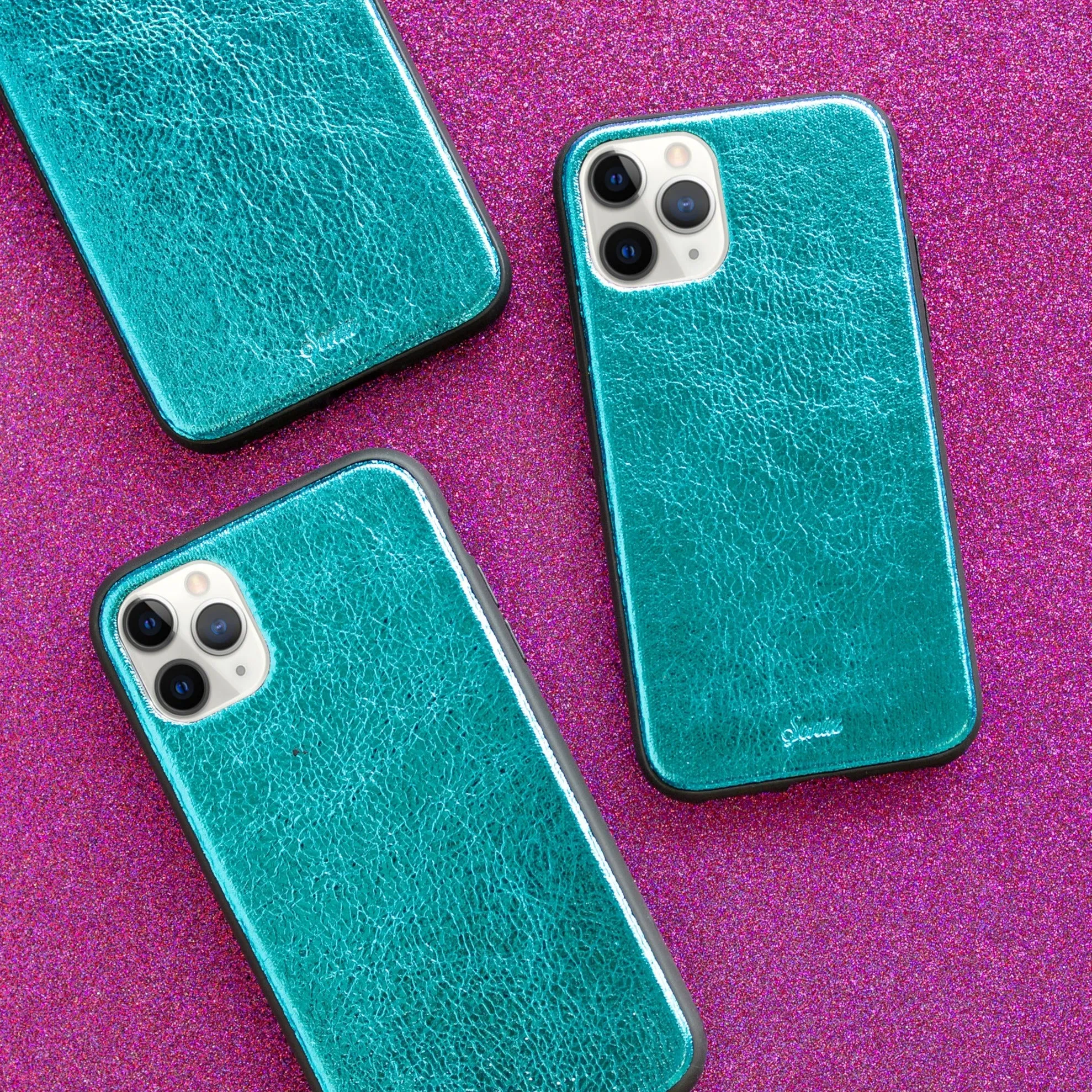 Roller Derby Metallic Blue iPhone Case