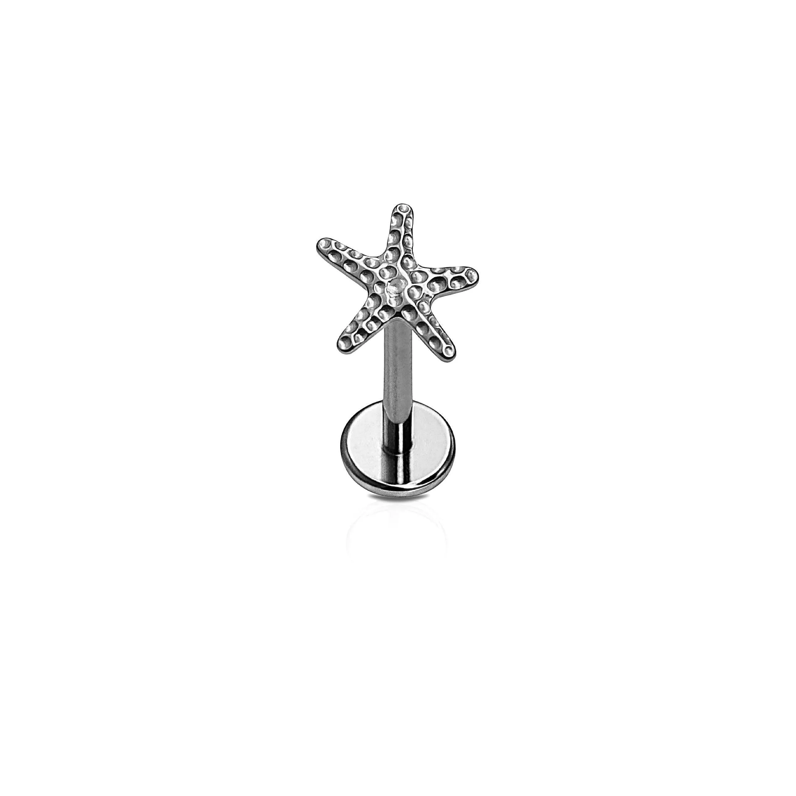 Starfish Flat Back Stud