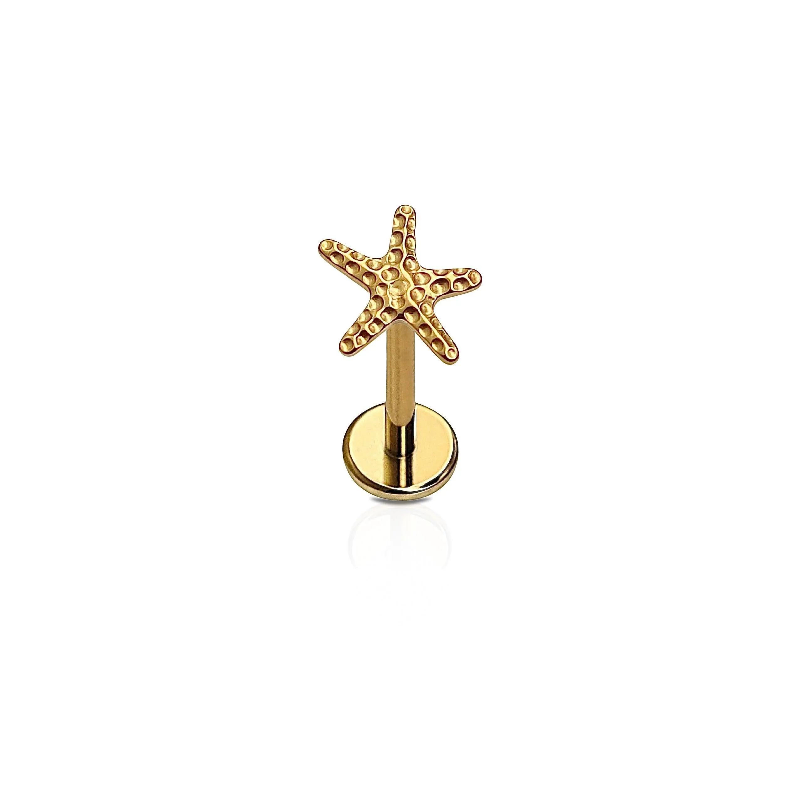 Starfish Flat Back Stud